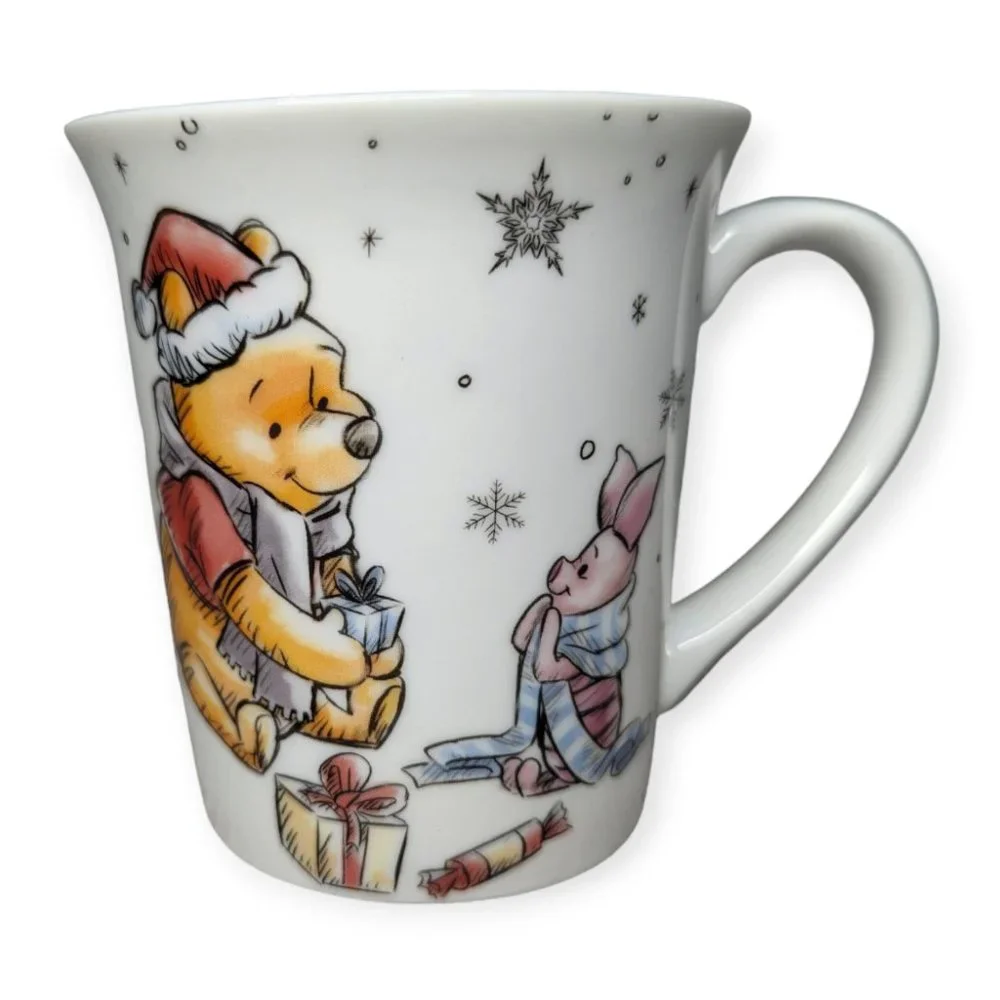 Disney Christmas Winnie the Pooh & Piglet Ceramic Mug